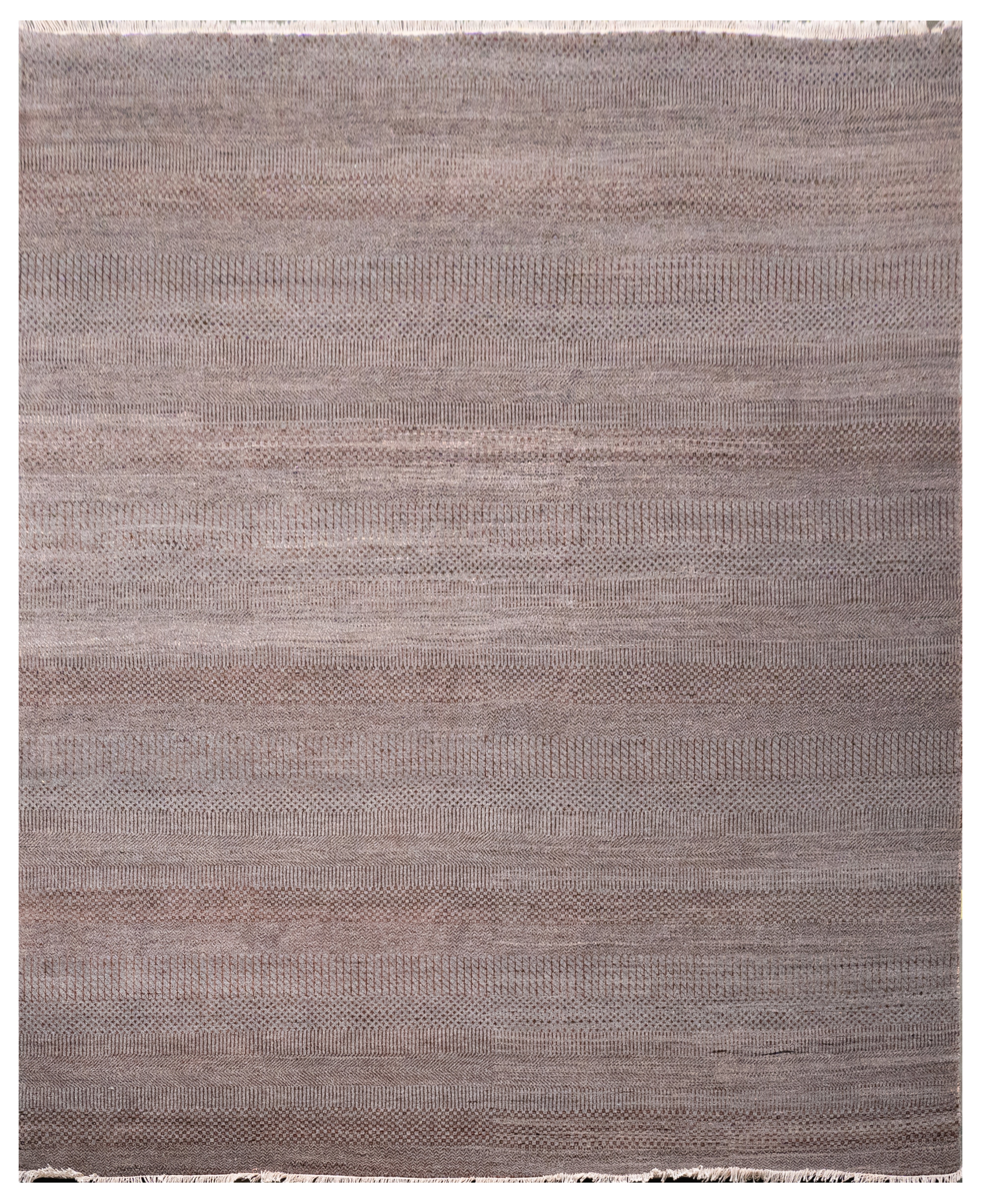 Handknotted Carpet, DIA - 548 MCN, Grey & Brown